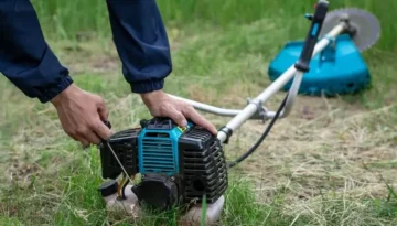 Cómo arrancar una desbrozadora de gasolina