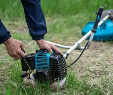 Cómo arrancar una desbrozadora de gasolina